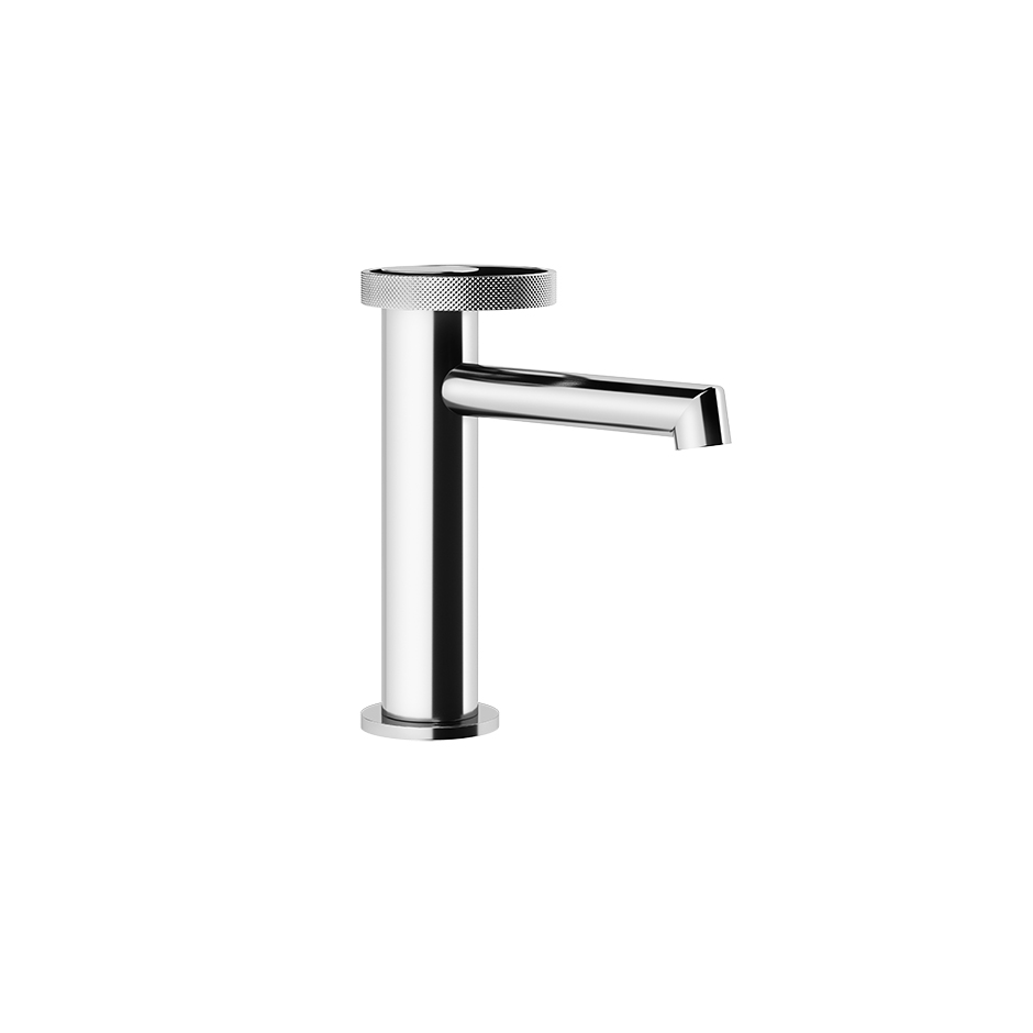 Mélangeur de lavabo ANELLO, S 128 mm, goulot fixe, sans vidage, avec flexible de raccordement 3/8", groupe acoustique NT, chromé
