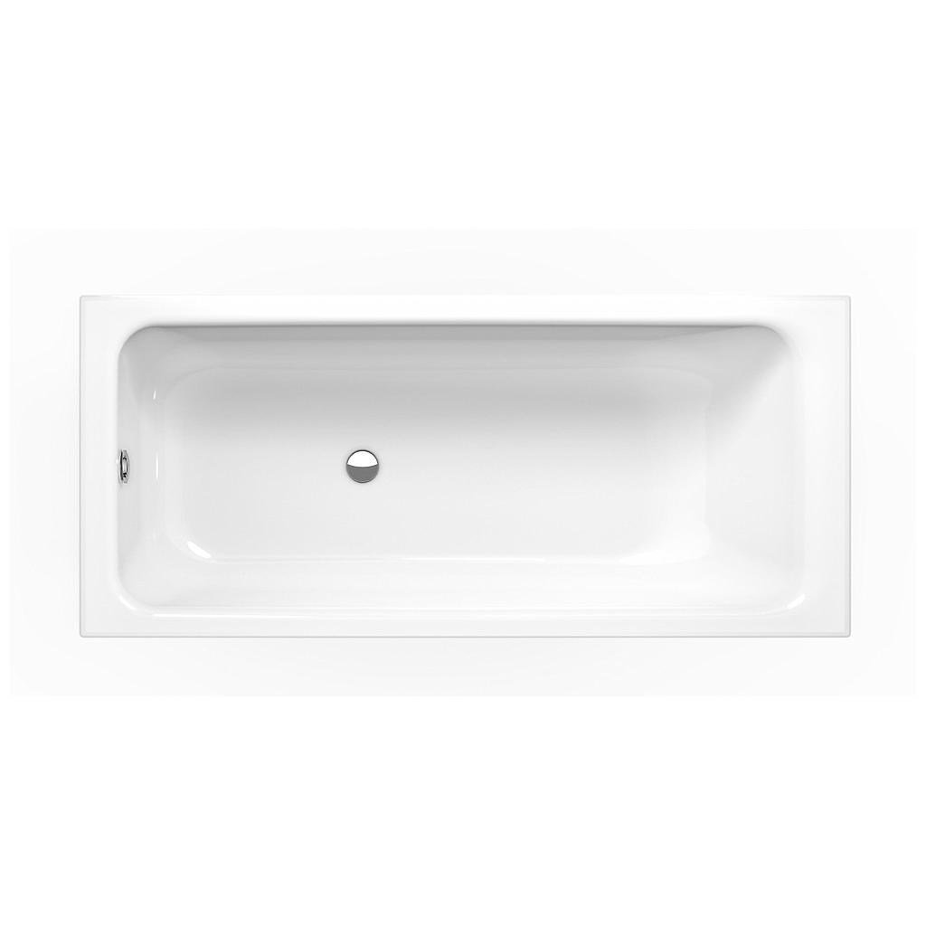 Baignoire ONA 170 x 70 x 42 cm, acier isolation phonique (utiliser vidage 100236), standard, blanc