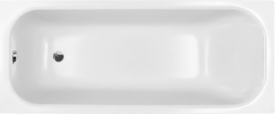 Baignoire SWISS LINE 170 x 75 x 42 cm, acier isolation phonique, standard, blanc