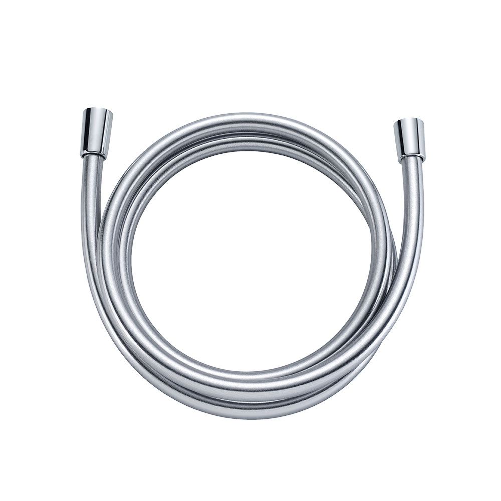 Tuyau flexible de douche SUPREME 150 cm, 1/2" x 1/2" synthétique, cône pivotable, chromeline