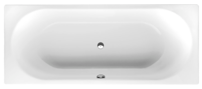 Baignoire Duett 160 x 70 x 42 cm, acier isolation phonique, standard, blanc