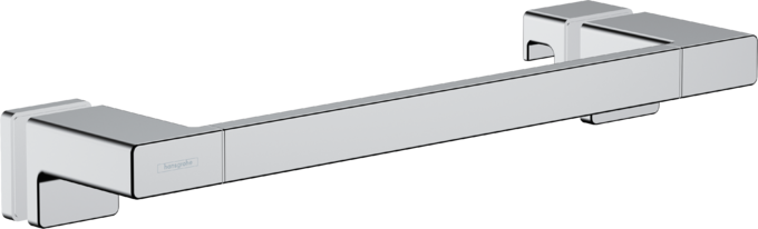 Poignée de porte de douche AddStoris 39,8 cm, entraxe 35 cm peut également être utilisé comme porte-serviettes, chromé