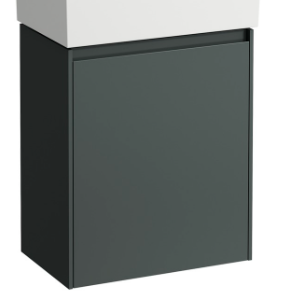 Élément inférieur LANI FOR KARTELL 43,5 x 51,5 x 27 cm armoire de tablette, 1 porte charnière à droite pour lave-mains H815334, H815335 - 266 Gris traffic