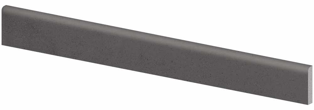 Grès cérame Ascona Plinthe Anthracite 70x600x8.5 mm rectifié - naturale - R9 - V2 - 9.60 ml - 12.5 kg