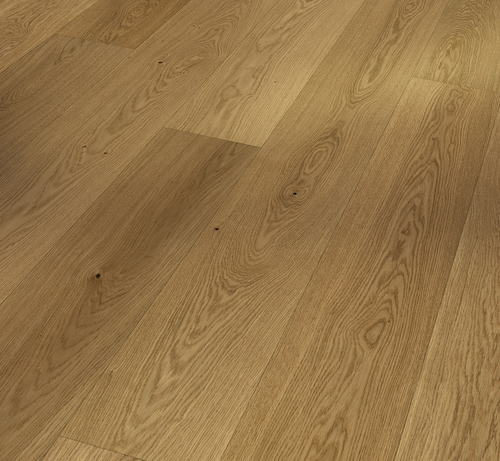 Parquet 3plis 3060 Natur- chêne vernis mat 1 frise monol.mini-chf- 2200x185x13 - 3.663m2/cart. - 117.216m2/pal. - 8kg/m2