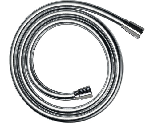 Tuyau de douche ISIFLEX 160 cm, 1/2" x 1/2" cône pivotable résistant à la flexion anti-microbial, chromé