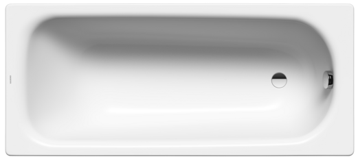 Baignoire 170 x 75 x 41 cm SANIFORM PLUS, acier isolation phonique, standard, blanc