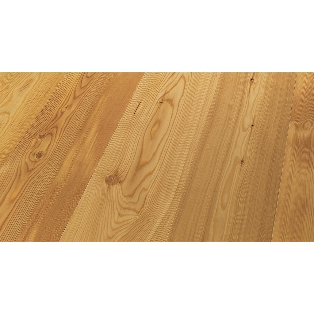 Parquet 3plis 3060 Rustique- mélèze huilé nat. plus 1 frise monol.mini-chf- 2200x185x13 - 3.663m2/cart. - 117.216m2/pal. - 8kg/m2