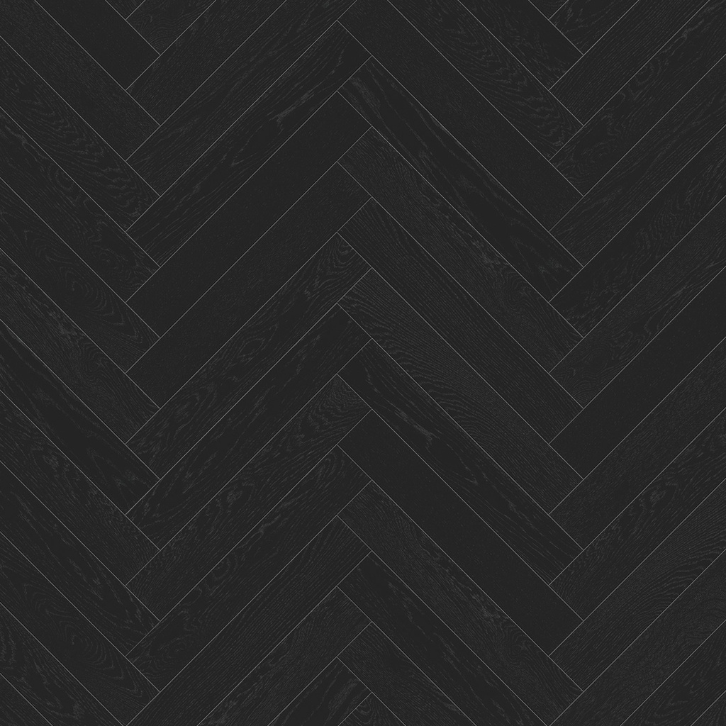 Parquet 3plis (pose à bâton rompu) Living- chêne noir verni mat 1 frise monol.mini-chf- 570x95x10.5 - 1.083m2/cart. - 38.988m2/pal. - 5kg/m2