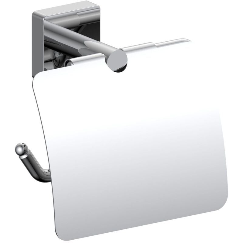Porte-papier FORUM QUADRA avec couvercle, chromé