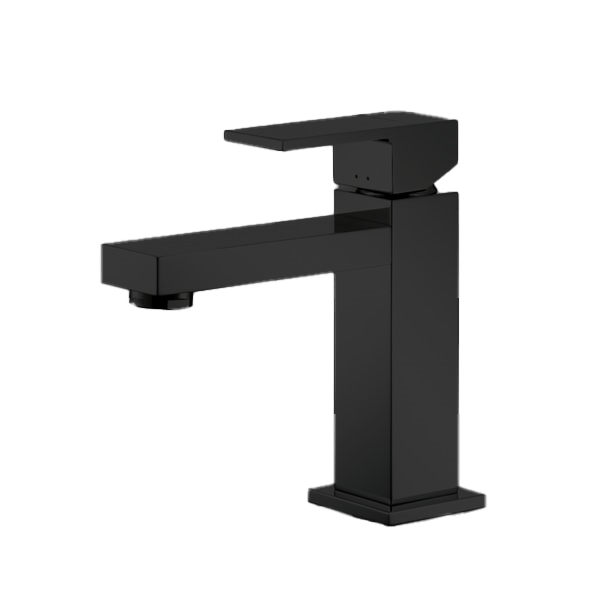 Mélangeur de lavabo ERGO-Q, S 116 mm, sans vidage, noir mat