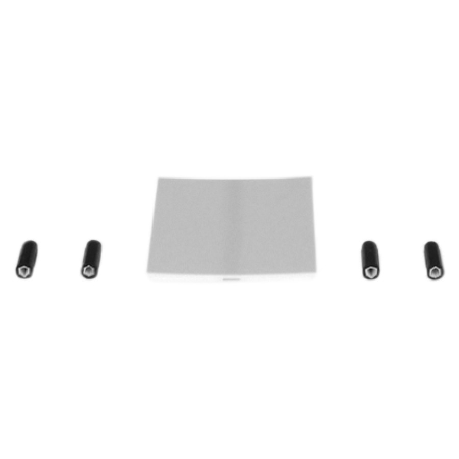 Set d'isolation STAUFFER convenable pour la plupart des accessoires avec 2 supports de fixation 4 bases en caoutchouc 4 tampons en caoutchouc