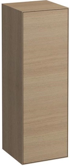 Armoire mi-haute BOUTIQUE 30,0 x 90,0 x 30,0 cm 1 porte, 2 tablettes charnières à gauche ou à droite, chêne clair