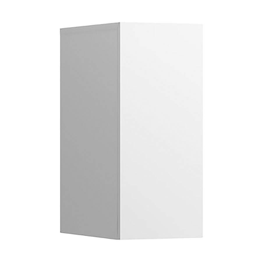 Armoire mi-haute KARTELL BY LAUFEN 30,0 x 70,0 x 48,5 cm armoire de tablette, 1 porte charnières à gauche, standard, blanc mat