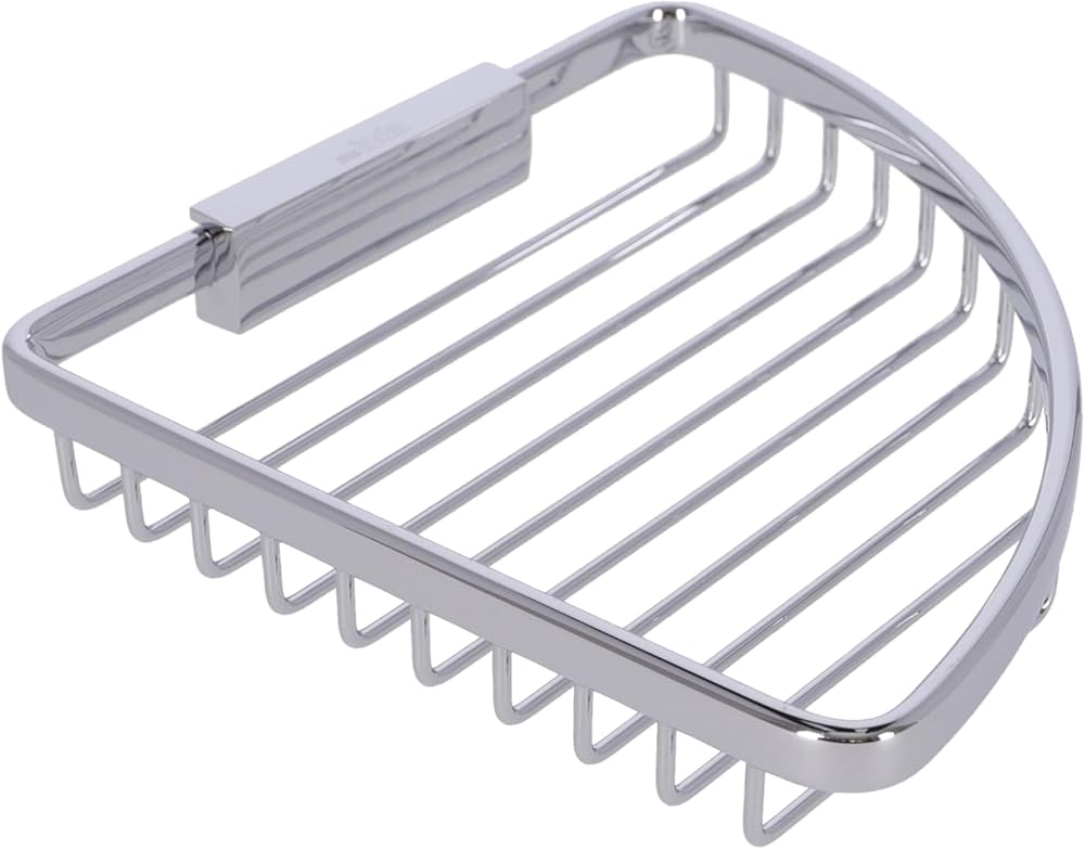 Porte-savon à barrettes FORUM QUADRA, modèle d'angle 20 x 19 x 4 cm, chromé