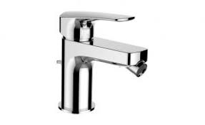 Mélangeur de bidet LAURUS S 105 mm, goulot fixe avec vidage, groupe acoustique I, chromé