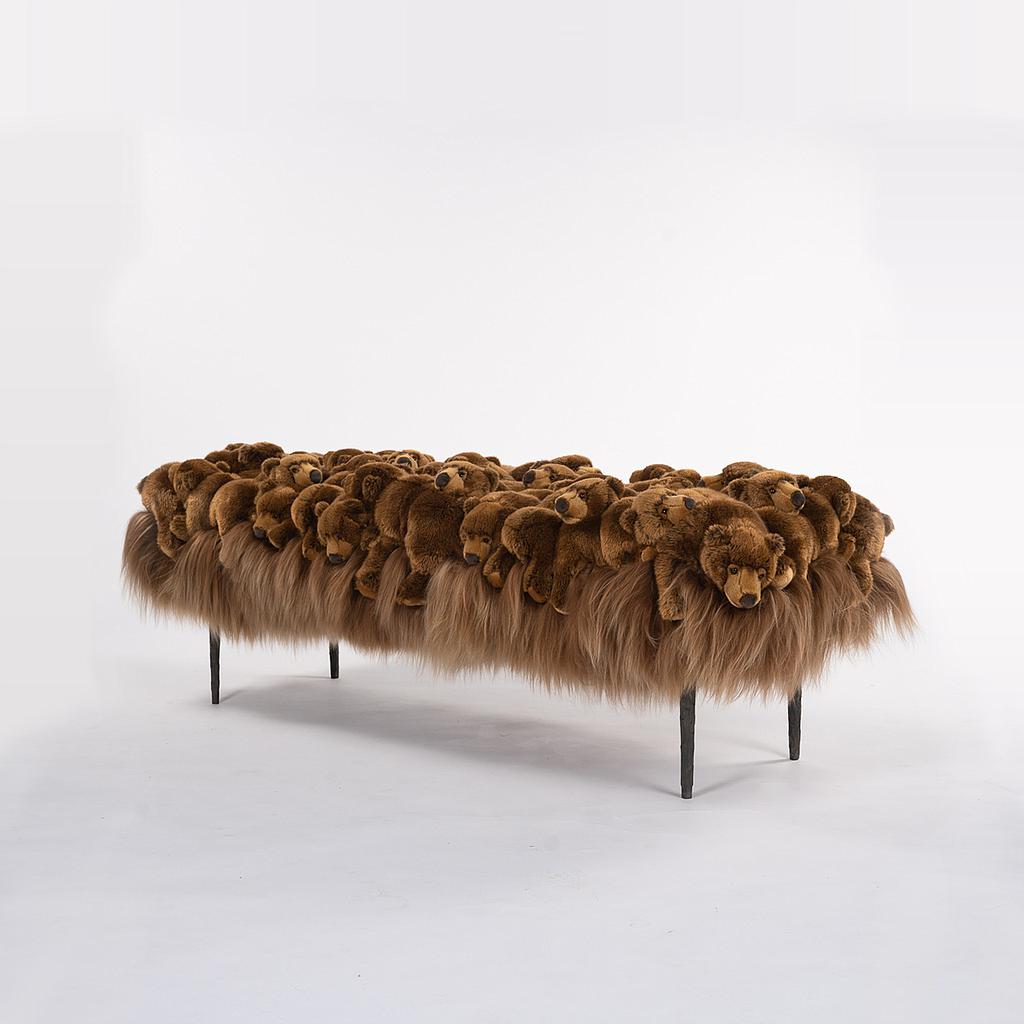 Banquette Grizzly - Ours Brun