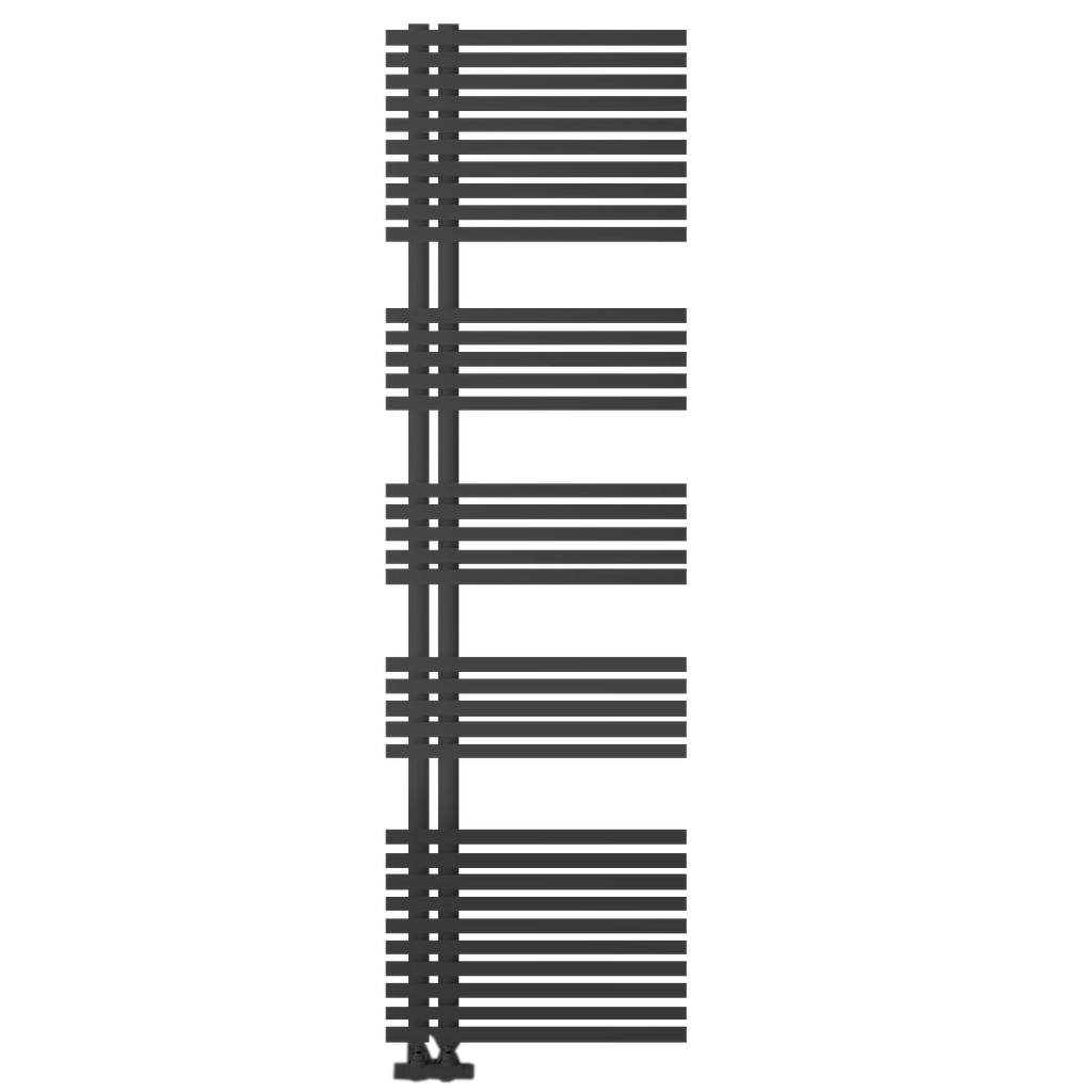 Radiateur sèche-serviettes BARI électrique 170 x 50 cm, 900 W, thermostat SMART Plus compris, anthracite