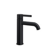 Mélangeur de lavabo BELLA S 140 mm, goulot fixe vidage Push Open, noir mat