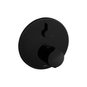 Mélangeur bain KWC THERM UP (BEVO) set de montage final, inverseur, plaque de recouvrement D 17 cm, sans corps à encastrer Nr. 39.999.900.931 / 39.999.910.931, noir mat