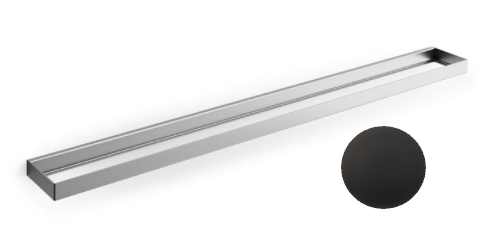 Barre modulaire INDISSIMA, L 200 x P115 x E 30 mm, NE acier inox noir mat