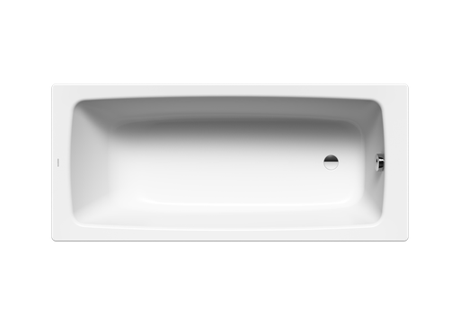 [1610H0074] Baignoire 170 x 75 x 41 cm, CAYONO acier isolation phonique, standard, blanc