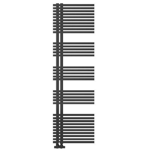 [1619C0021] Radiateur sèche-serviettes BARI électrique 170 x 50 cm, 900 W, thermostat SMART Plus compris, anthracite