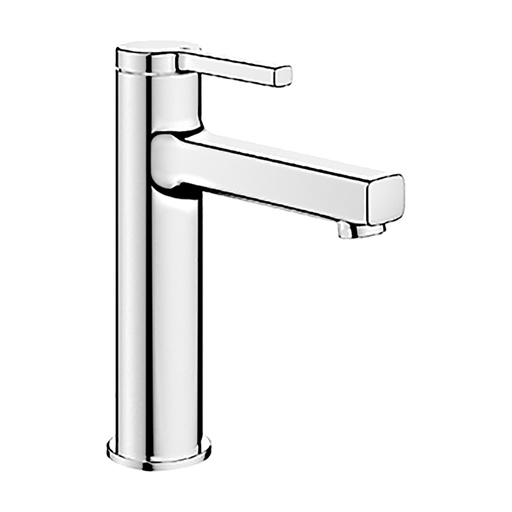[1621C1289] Mélangeur de lavabo AVA 2.0 S 125 mm, goulot fixe vidage Push Open, chromeline