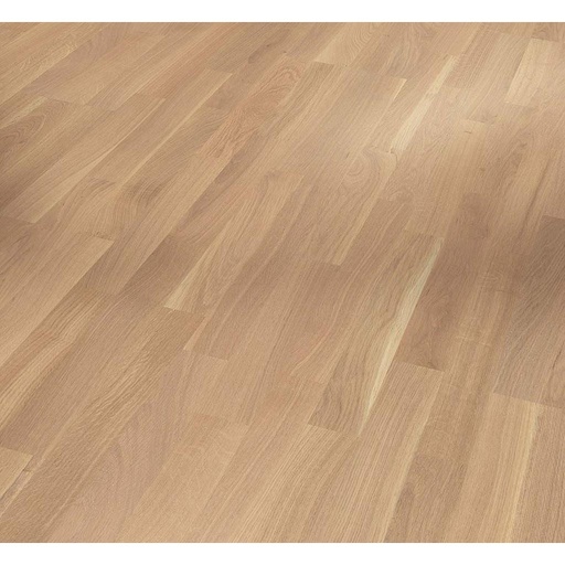 [1411M0244] Parquet 3plis 3060 Living- chêne vernis mat BLANC 3-frises - 1080x185x13/3.6 mm - 1.998m2/cart.- 47.952m2/pal - 8kg/m2