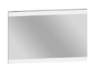 [16GEN5212] Miroir 2 lignes sablées, dim.600x700hx31mm, éclairage led intégré, classe II IP44. cadre métallique laqué blanc, syst.anti-buée avec extinction automatique 30mn.interrupteur sensor tactile on/off variateur et interrupteur changement de température. vide technique 25mm.