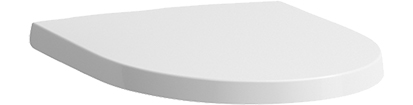 [1625C0239] Siège de WC MODERNA S avec couvercle, avec abaissement automatique fixation 40 mm pour H8215410000001, H8215440000001 charnières acier inoxydable, blanc