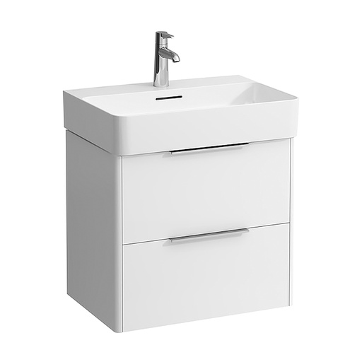 [1616C4029] Meuble sous lavabo, BASE, pour lavabo VAL H810283, L 58,5 x P 39 x H 53 cm, 2 tiroirs avec poignée du modèle, 999 Multicolor (couleur à définir)