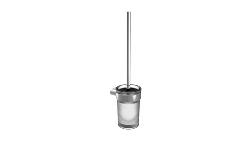 [1690C1162] Porte balai de WC AIROLO 12 x 9.4 x 38.5 cm, chromé