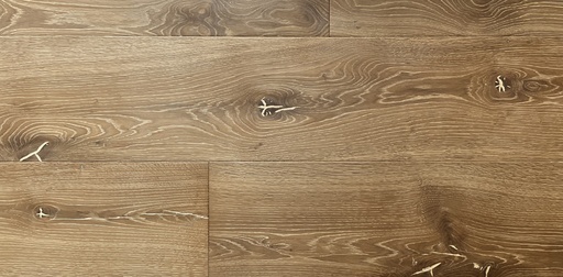 [1411S0294] Parquet 3-Plis Light 3-D, Chêne européen, choix: 3, avec noeuds, séché naturellement, brossé, huilé/ mastique selon choix usine - 15 x 1800 - 3200 x 170 / 200 / 230 / 260 mm - Couche d'usure : env. 3.8 mm - coloris : Wildhorn
