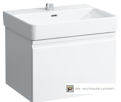 [1616H3727] Élément inférieur LAUFEN PRO S 57,0 x 39,0 x 45,0 cm élément à 1 tiroir 1 tiroir intérieur pour lavabo 60 cm H8109630001041 - BLANC GRIS 63