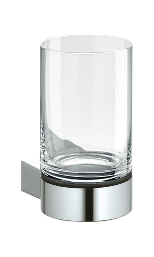 [1690C1558] Porte-verre Plan verre en cristal, chromé