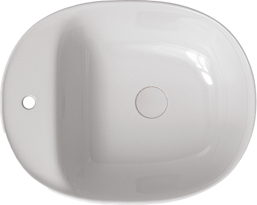 [1624C0951] Lavabo à poser SKINNY dimension 50x40x15 cm DecorART finition marbre BLACK - G