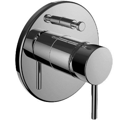[1621C0046] Mélangeur de bain TWINPLUS UP set de montage final inverseur sans corps à encastrer WI574007000000, groupe acoustique II, Chromeline