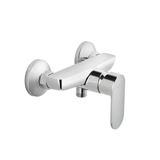 [1621M0098] Mélangeur de douche EXTRO, E 150 mm, nu, avec raccords excentriques 1/2" x 3/4", chromé