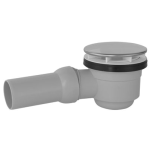 [1614C0152] Garniture de douche Poresta FIX DF 90, D 90 mm capacité d'écoulement 40 l/min, set d'écoulement de finition chromé inclus