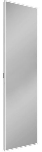 [1617C0398] Miroir lumineux GLOW (anc. A-LINE LED A/SP) 46/180/LED, profil en aluminium, pour montage AP 46 x 180 x 5 cm sans prise, éclairage LED 1 x 72 W, dimmable, éclairage périphérique, commande asservie à la lumière du jour IP44, Système sound, argent éloxé