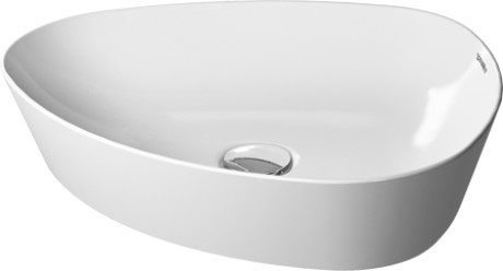 [1624C0589] Lavabo à poser CAPE COD 50 x 40,5 cm, céramique DuraCeram, sans trop-plein, sans trou robin., standard, blanc