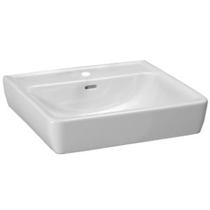[1624M0513] Lavabo à poser PRO 55 x 48 cm, céramique gabarit, avec trop-plein, 1 trou robin., standard, blanc